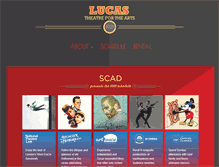 Tablet Screenshot of lucastheatre.com